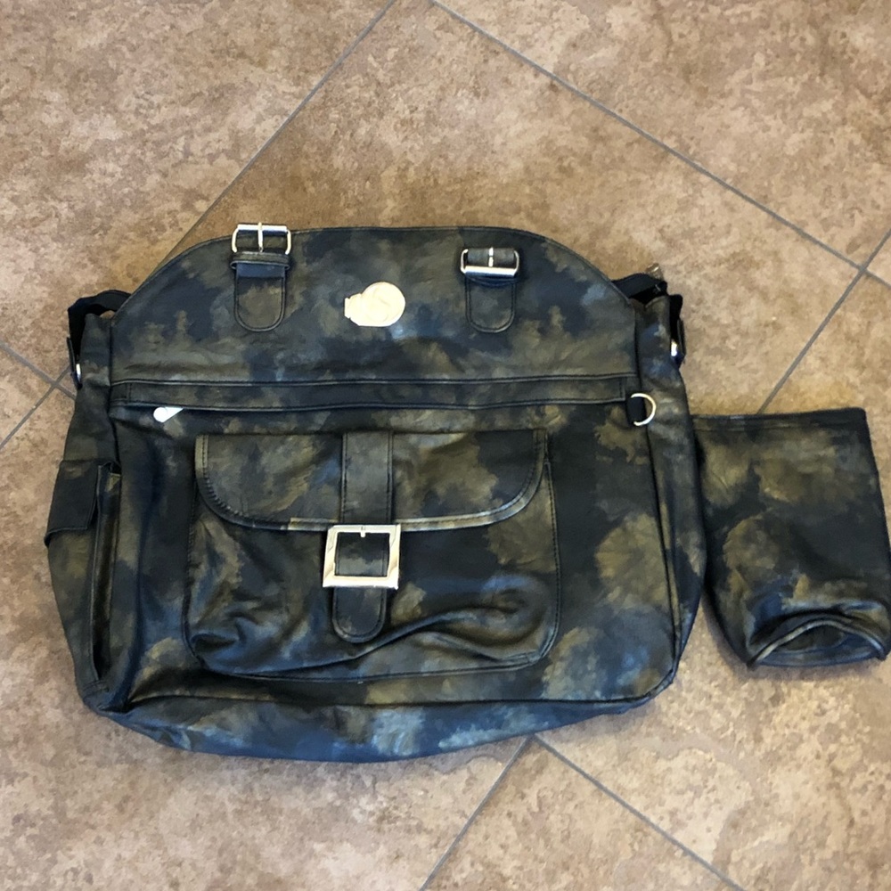 Whak Sak Ultimate Tote Black and Gold design NWOT